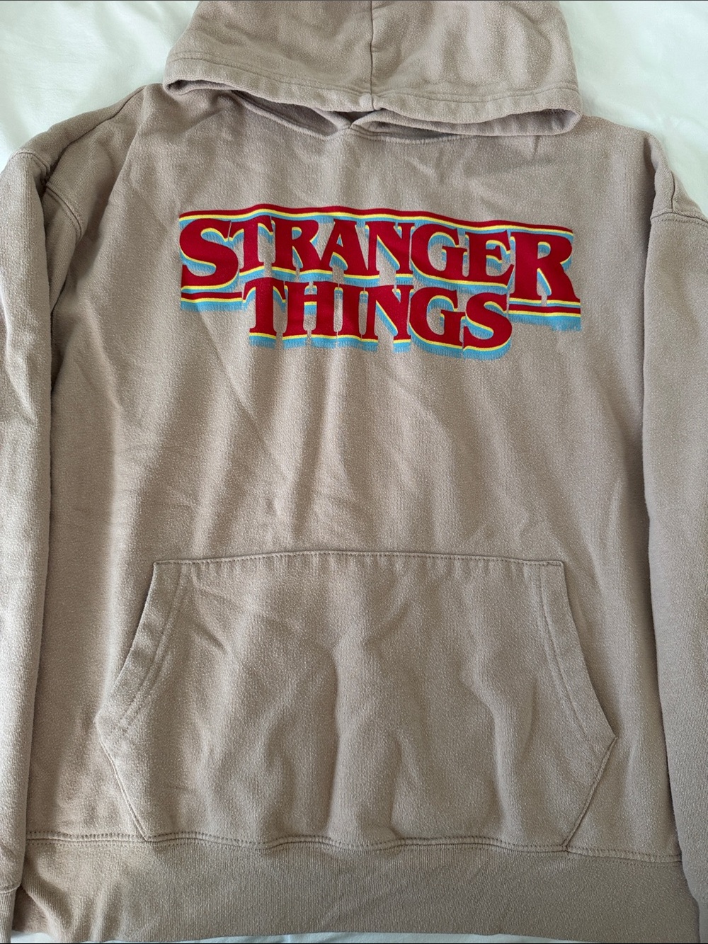 Old Navy Stranger Things Taupe Hoodie - XL